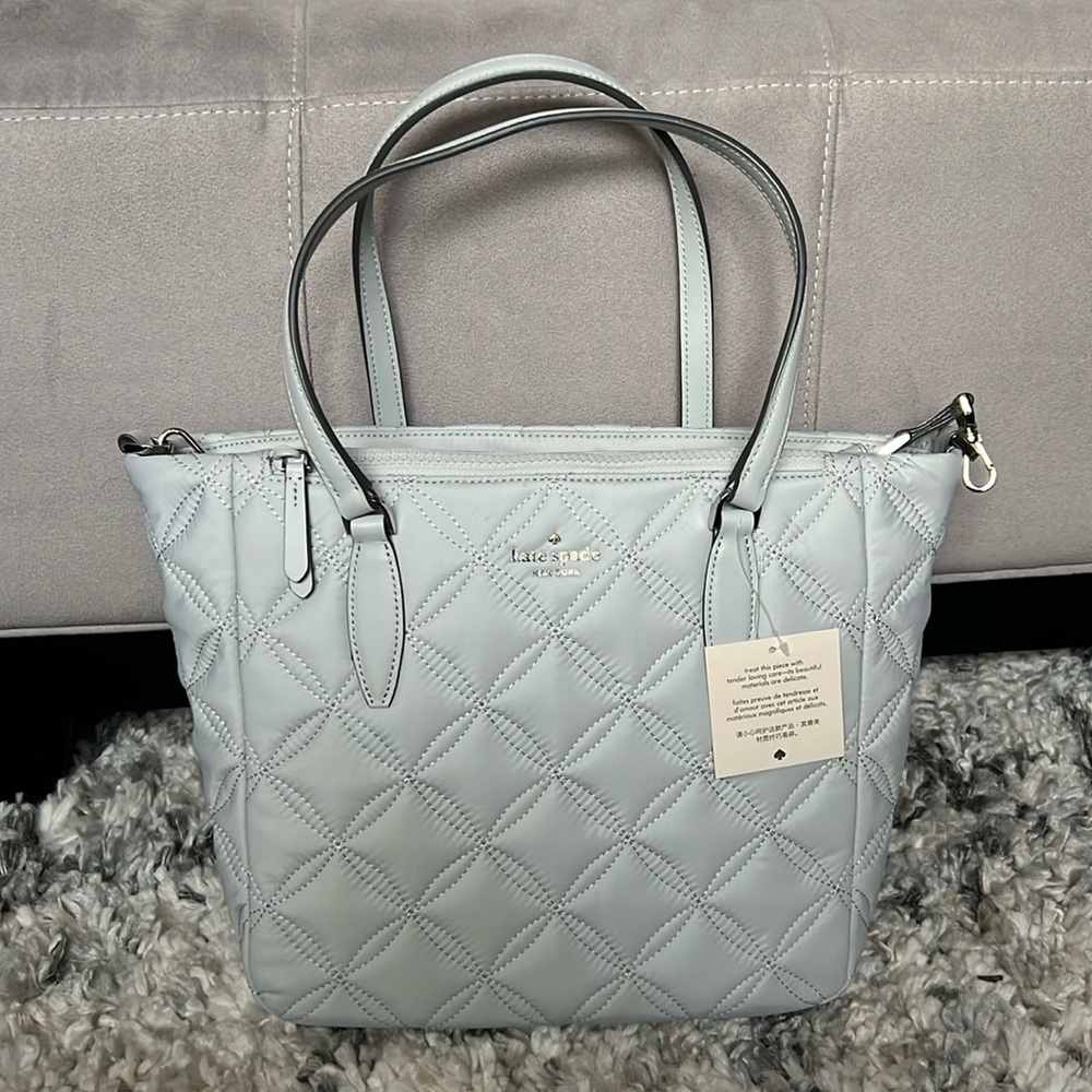 NEW Kate Spade Medium Satchel WKRU7031 Jae Quilted Moonlight.